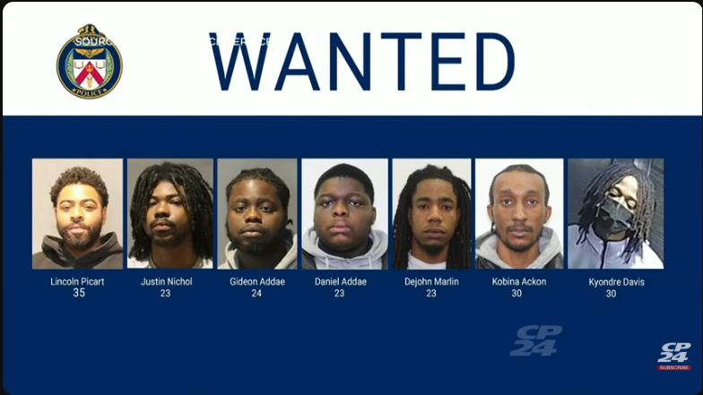 7 suspects wanted in fatal Etobicoke shooting