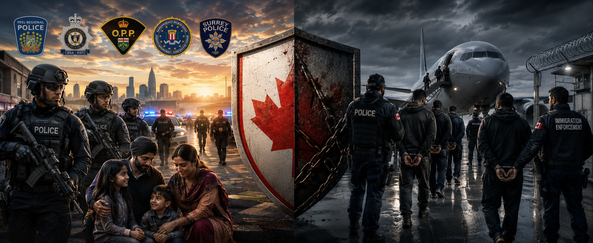 Peel Police Nail 17 Foreign Extortion Gang Members — Now Watch the System Protect Them
